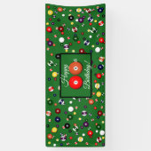 バナー – ビリヤード – 35お祝い 横断幕 (縦)