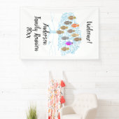 バナー – フクロウ付きファミリーツリー 横断幕 (インサイチュ)