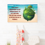 バナー、フレックス、ビニール、海と地球 横断幕 (インサイチュ)