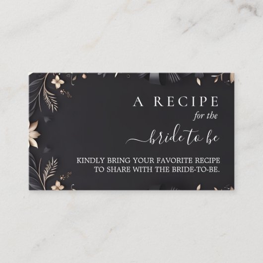 バナー ボウ サテン リボン カット ブライズ シャワー エンクロージャーカード (正面)