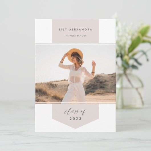 バナー |写真の卒業 案内状 (スタンド正面)