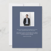 バナー |写真卒業のお知らせ 案内状 (裏面)