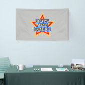 バナー – 独自の背景のカラー化 横断幕 (トレードショー)