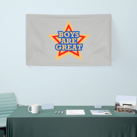 バナー – 独自の背景のカラー化 横断幕 (トレードショー)