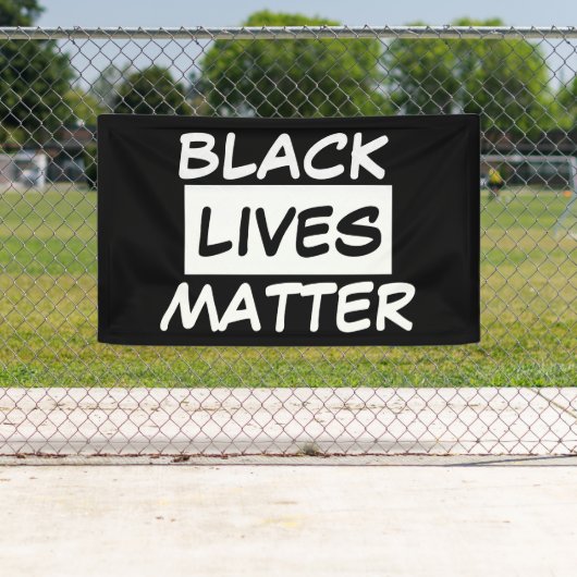 バナー – BLACK LIVES MATTER 横断幕 (インサイチュ)