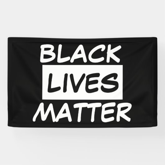 バナー – BLACK LIVES MATTER 横断幕 (横)