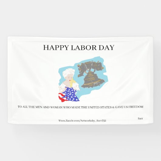 バナー： HAPPY LABOR DAY 横断幕 (横)
