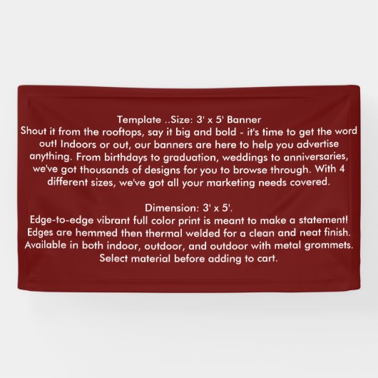 バナーDIYテンプレートクラブイベントビジネスセミナー 横断幕 (横)