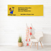 バナ広告ーを付けたビジネス 横断幕 (インサイチュ)