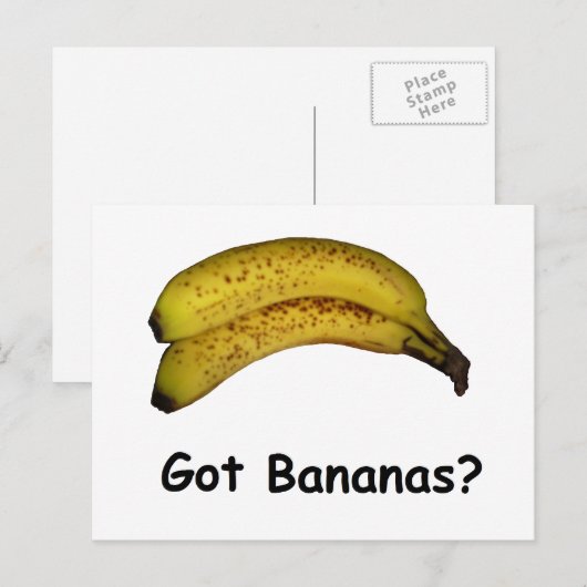バナ得ス ポストカード (正面/裏面)