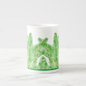 バナ葉ナ中国マグカップ ボーンチャイナマグカップ (正面)