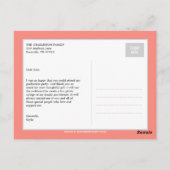 バナ誇りを持ったー卒業サンキューカード ポストカード (裏面)