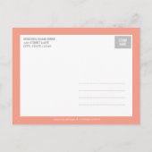 バナ魅力的ー誕生のお知らせ – Baby Girl 案内ポストカード (裏面)