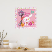 バニおもしろいー・ウォール・アート ポスター (キッチン)