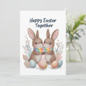 バニお洒落ーとカラーよくはしゃぐのイースターカード シーズンカード (スタンド正面)