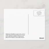 バニアス滝と詩編104:13 ポストカード (裏面)