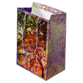 バニアンの根/星の夜で歩き回る ミディアムペーパーバッグ (裏面アングル)