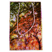 バニアンの根/星の夜で歩き回る ミディアムペーパーバッグ (正面)