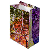 バニアンの根/星の夜で歩き回る ミディアムペーパーバッグ (正面アングル)