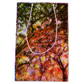 バニアンの根/星の夜で歩き回る ミディアムペーパーバッグ (裏面)