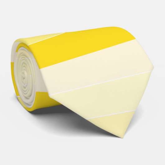 バニエレガントライエローホワイトトレンディーモダンデザイン ネクタイ (ロール)