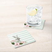 バニエレガントーストライプの スクエアペーパーコースター (インサイチュ)