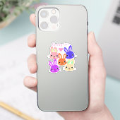 バニカラフルーズイースター シール (スマートフォン)