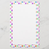 バニカラフルーズイースター 便箋 (正面)