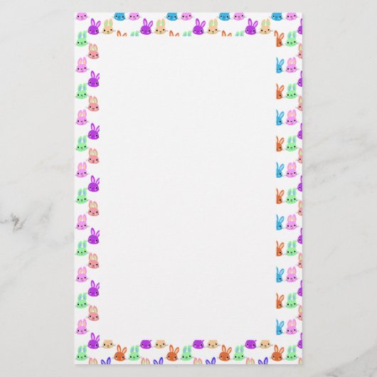 バニカラフルーズイースター 便箋 (裏面)