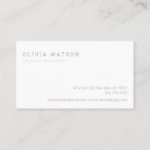 バニスタイリッシュラモノグラムプロフェッショナル 名刺 (裏面)