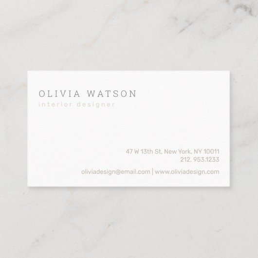 バニスタイリッシュラモノグラムプロフェッショナル 名刺 (裏面)