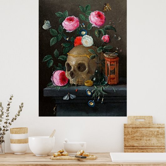 バニタスチルライフバイヤンヴァンケッセル – ファインアート ポスター (キッチン)