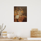 バニタス(油オン・キャンバス) ポスター (キッチン)