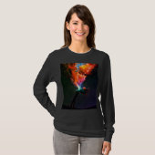 バニッシュフラワーウーマンベビー Tシャツ (正面フル)