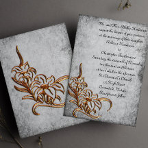 バニッシュ金ゴールドオンアンティークグレイ結婚ズ