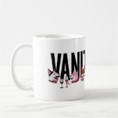 バニティファーマガジンパーティーレッド コーヒーマグカップ (左)