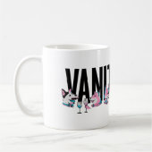 バニティファーマガジンパーティー限定版ブルー コーヒーマグカップ (左)