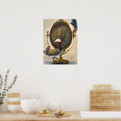 バニティポップ・アートの – シュラ絵画リアリズム ポスター (キッチン)