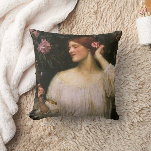 バニティーバイジョンウィリアム・ウォーターハウス クッション (ブランケット)