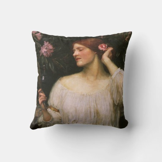 バニティーバイジョンウィリアム・ウォーターハウス クッション (裏面)