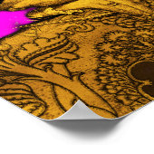 バニティ美しいファッション衣装デザイナー ポスター (角)