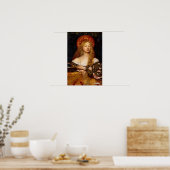 バニティ美しいファッション衣装デザイナー ポスター (キッチン)