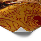 バニティ美しいファッション衣装デザイナー ポスター (角)