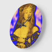 バニティ美しいファッション衣装デザイナー ラージ壁時計 (傾斜)