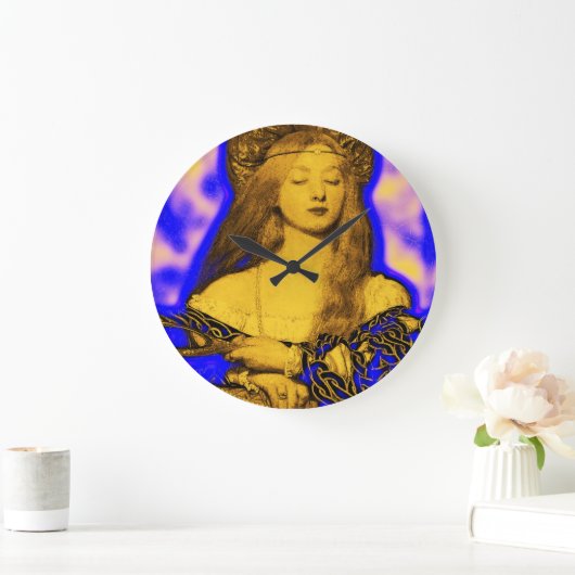 バニティ美しいファッション衣装デザイナー ラージ壁時計 (ホーム)