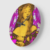 バニティ美しいファッション衣装デザイナ ラージ壁時計 (傾斜)