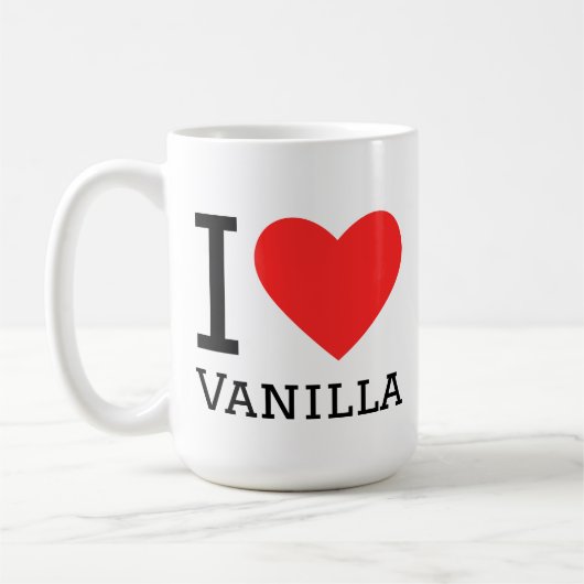 バニラが好き コーヒーマグカップ (左)