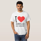バニラアイスクリームが大好き Tシャツ (正面フル)