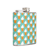 バニラアイスクリームの円錐形パターン フラスク (右)