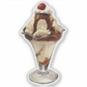 バニラアイスクリームサンデ シール (正面)